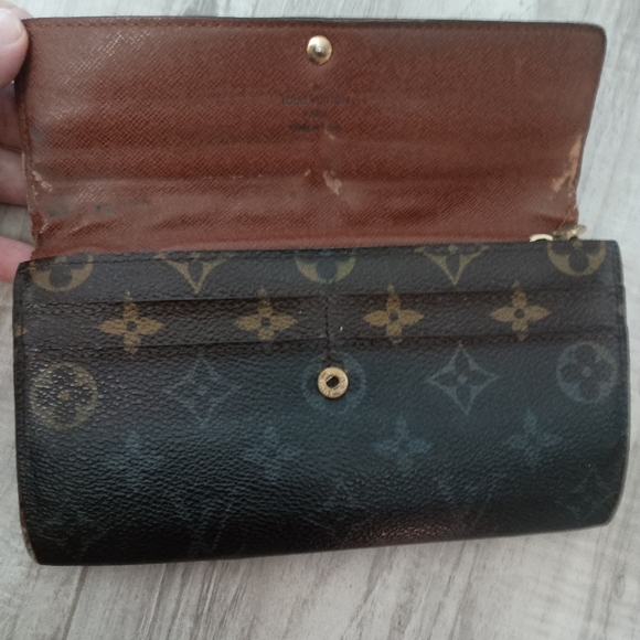 Authentic Louis Vuitton Monogram Sl Long Wallet - Picture 8 of 11